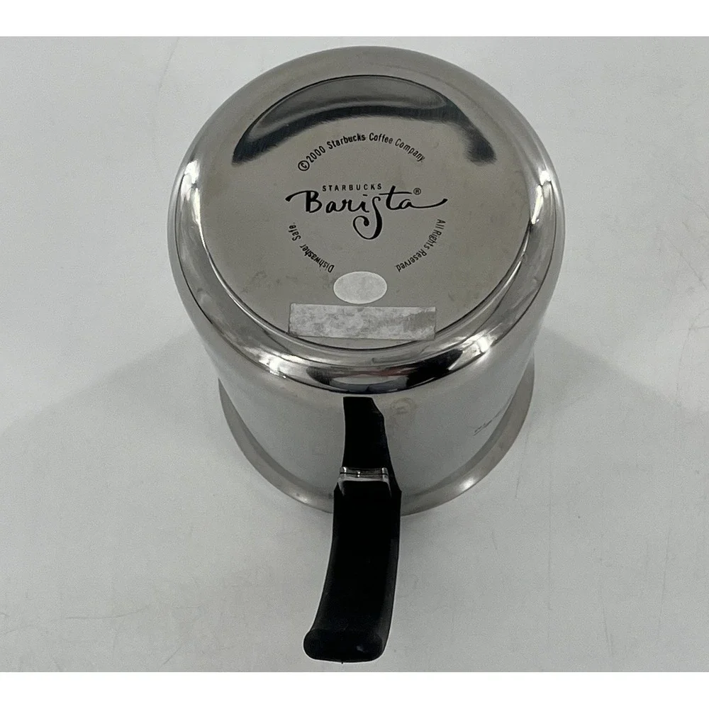 Y2K Starbucks Coffee Stainless Steel Barista Milk Cream Steamer Frothing Pitcher